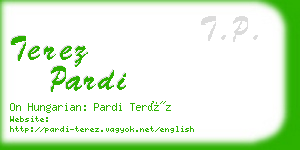 terez pardi business card